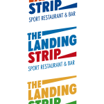 Landing Strip restaurant logo design